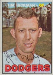 1967 Topps Baseball Cards      346     Jim Hickman